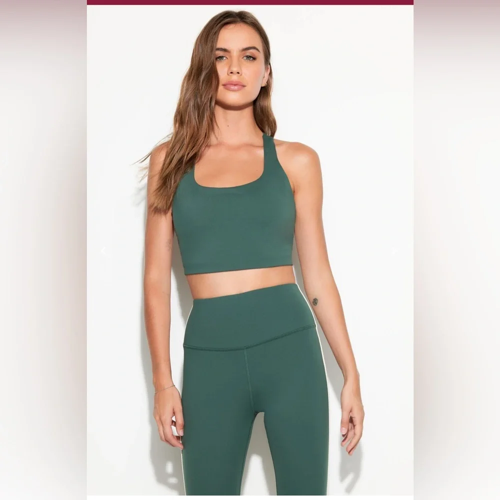 Spiritual Gangster matching set Marley 7/8 legging Nirvanatech Frankie bra small